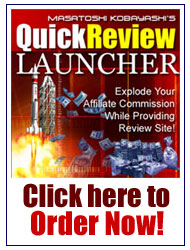 『 Quick Review Launcher《マスター・リセール・ライト付き》』は、こちらをクリックしてご注文下さい！