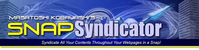 Snap Syndicator スナップ・シンジケーター