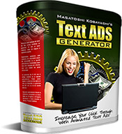 Text ADS Generator �e�L�X�g�E�A�Y�E�W�F�l���[�^�[ �̃y�[�W��